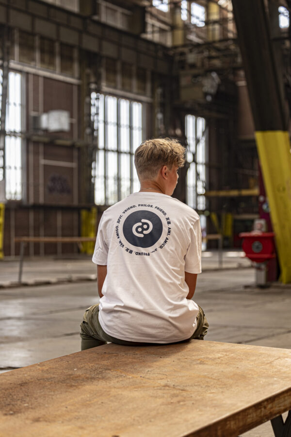 PHILOS WW T-shirt white/blue - Afbeelding 4