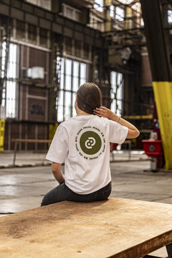 PHILOS WW T-shirt white/green - Afbeelding 4