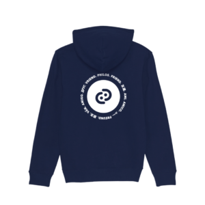 PHILOS WW hoodie navy/white