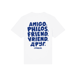 PHILOS FLOW T-shirt white/blue