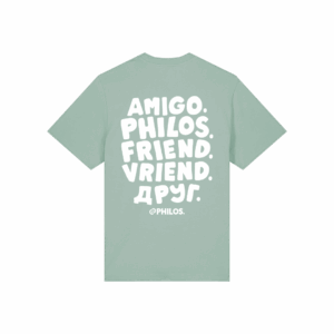 PHILOS FLOW T-shirt aloe/white