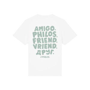 PHILOS FLOW T-shirt white/aloe